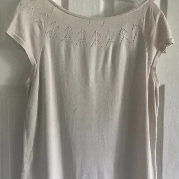 Vintage Isaac Mizrahi for Target Silk/Cotton Short Sleeve Sweater - Picture 4 of 9